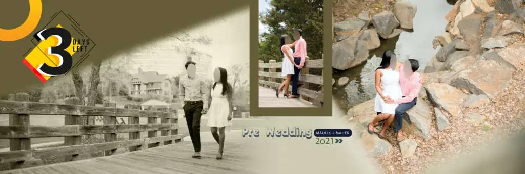 Pre Wedding Album Design PSD