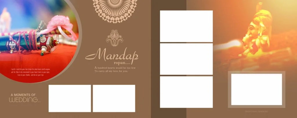 12X30 Wedding Album PSD Free Download 