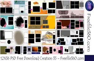 12X36 PSD Free Download Creation 35