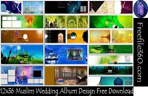 12x36 Muslim Wedding Album Design