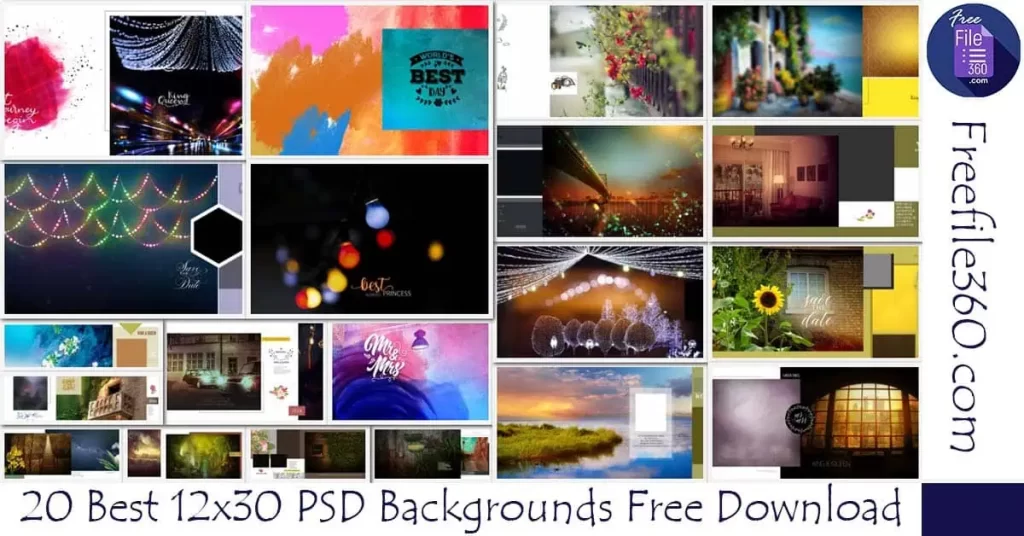 12x30 PSD Backgrounds Free Download