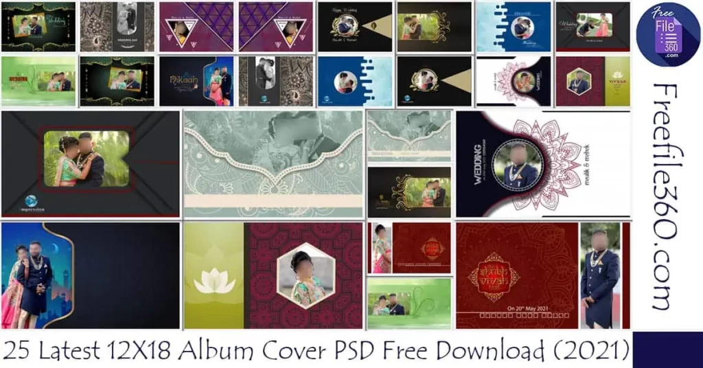 25 Latest 12X18 Album Cover PSD Free Download (2021) - Freefile360.com