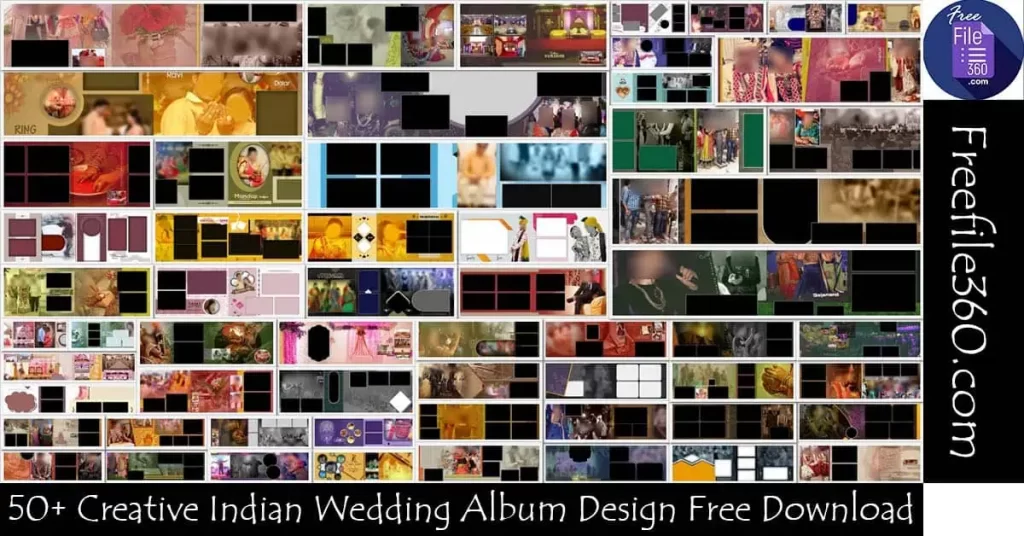 Creative Indian Wedding Album Design