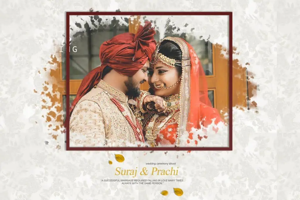 12X18 Wedding Album PSD Free Download