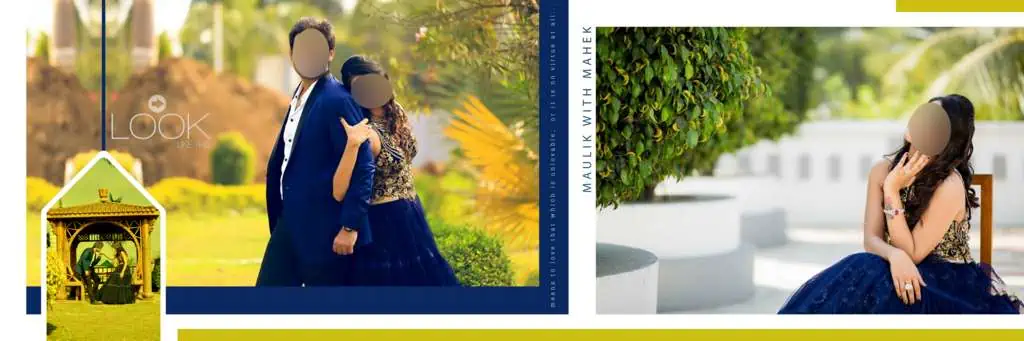 Pre Wedding Album Design PSD Free Download 12X36 2020