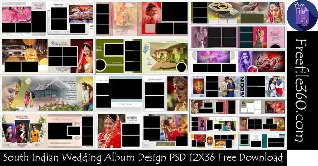 South Indian Wedding Album Design