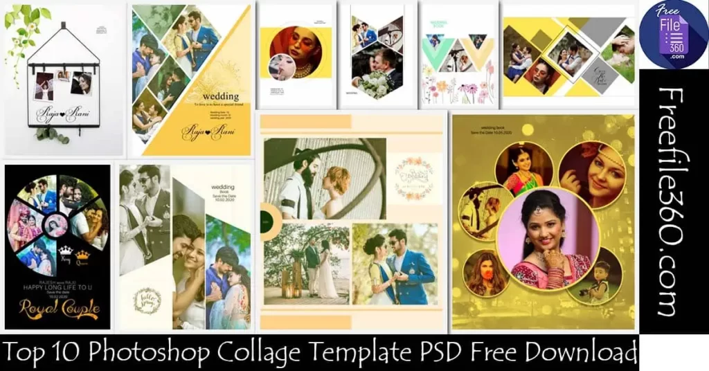 Photoshop Collage Template PSD Free Download