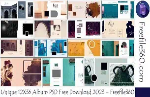 12X36 Album PSD Free Download 2023