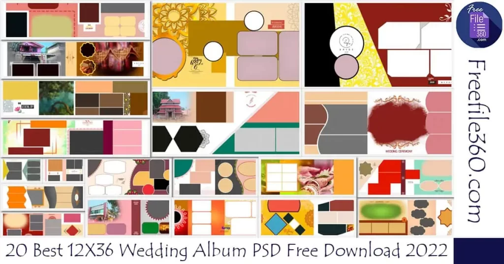 12X36 Wedding Album PSD Free Download 2022