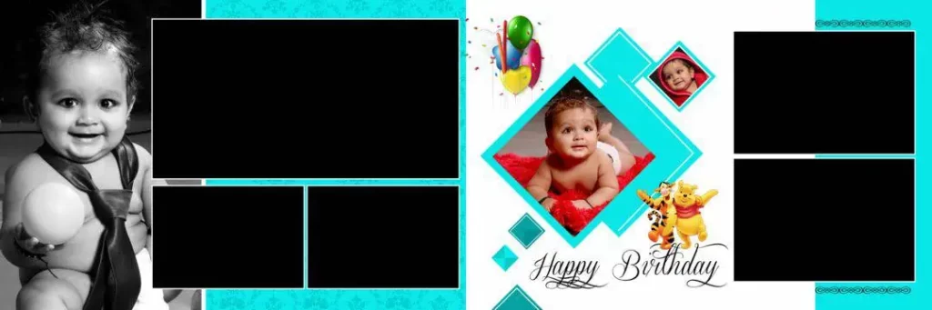 Baby Birthday Album Design