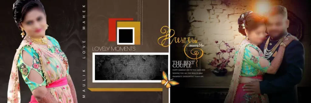 Indian Wedding Album Design 12X36 PSD Free Download