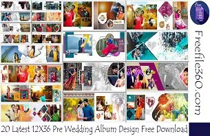 Pre Wedding Album Design