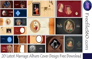 Latest Marriage Album Cover Design