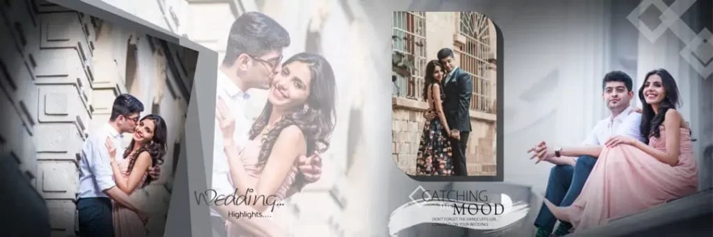 Pre Wedding Album Design PSD Free Download