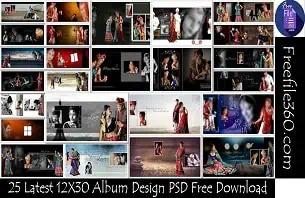 12X30 Album Design PSD