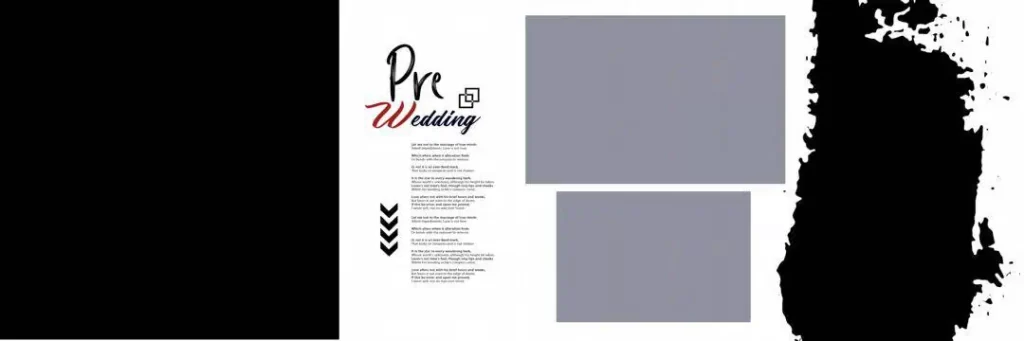 Pre Wedding Album Design Free Download