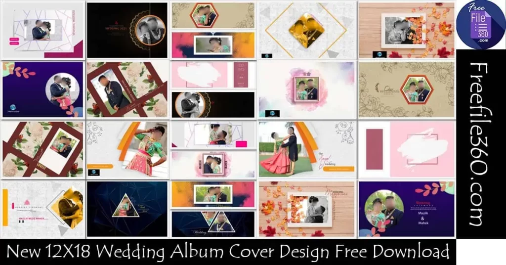 Wedding Album Cover Design Free Download