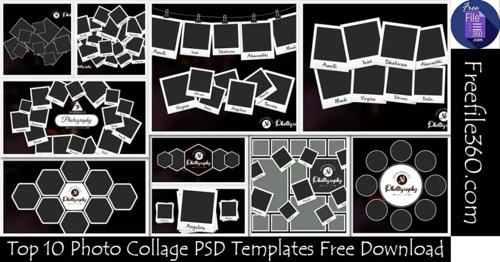 Photo Collage PSD Templates