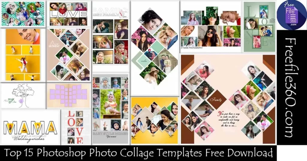 Photo Collage Templates Free Download