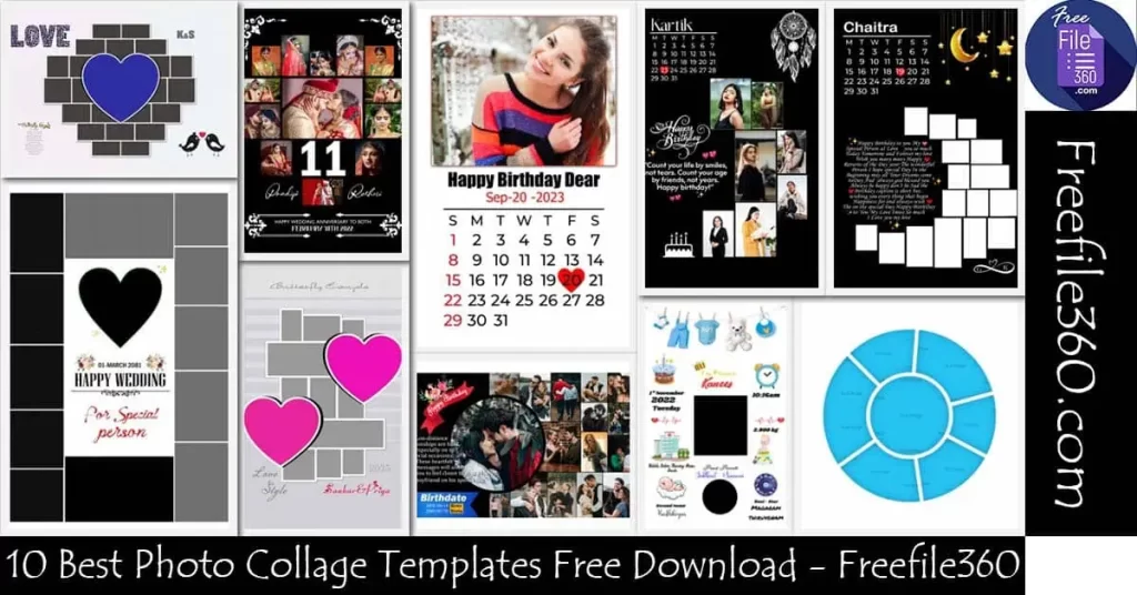 Photo Collage Template Free Download