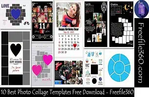 Photo Collage Template Free Download