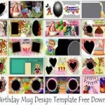 Birthday Mug Design Template