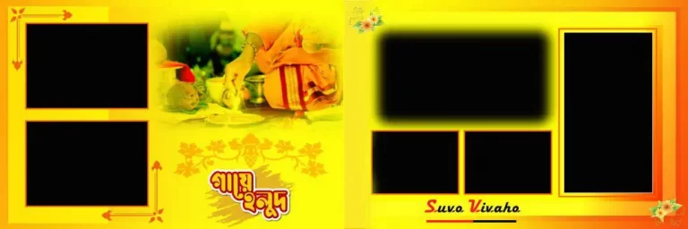 Bengali Wedding Album Design PSD Free Download 12X36