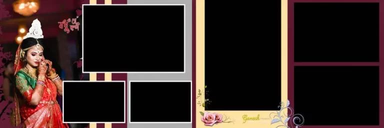 Bengali Wedding Album Design PSD Free Download 12X36