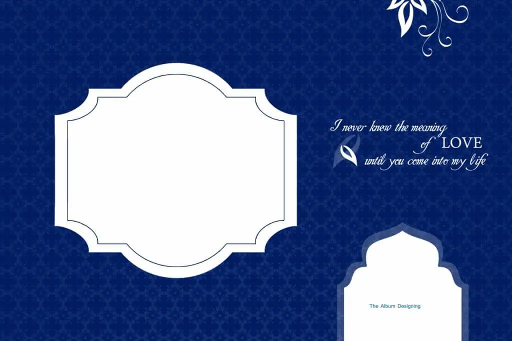 Wedding Album Design PSD Free Download 12X18