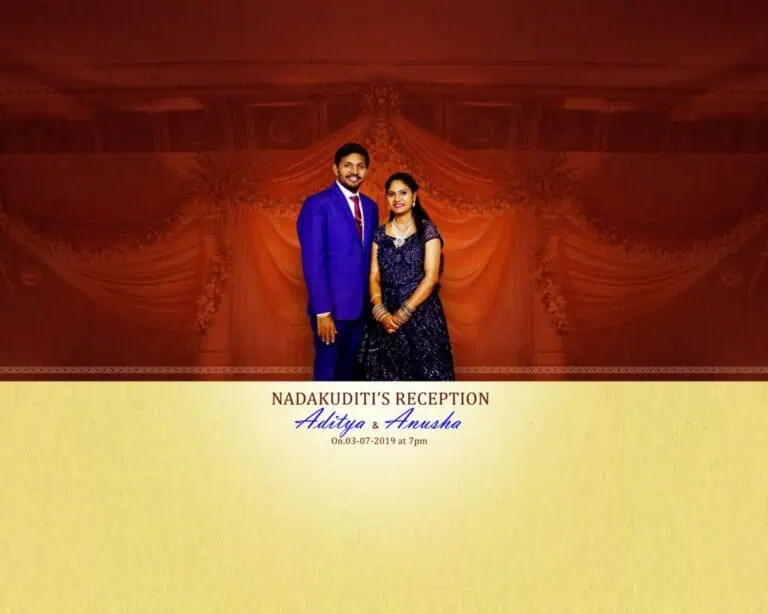 Front Cover Indian Wedding Album Cover Design