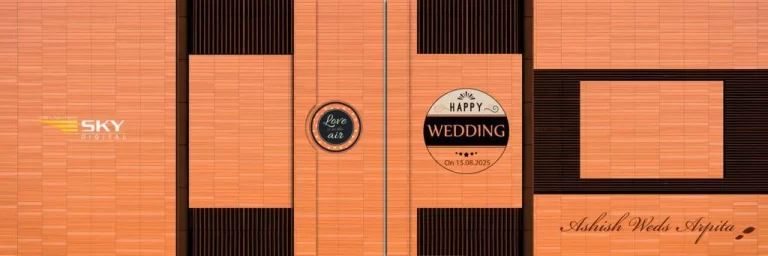 12x36 Wedding Album Cover Page