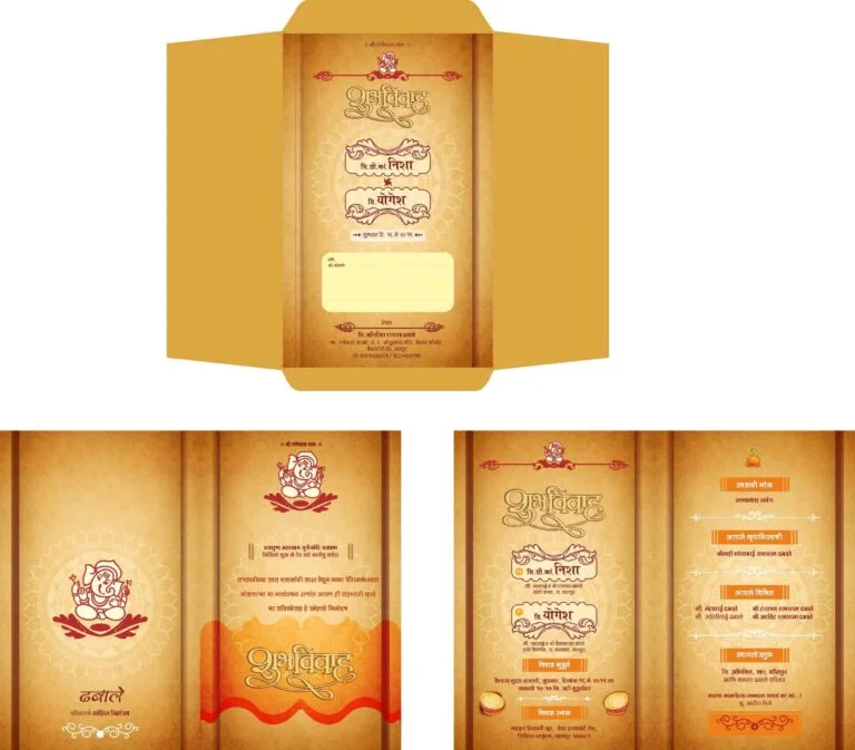 Indian Wedding Invitation Card Templates