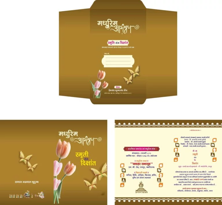 Indian Wedding Invitation Card Templates