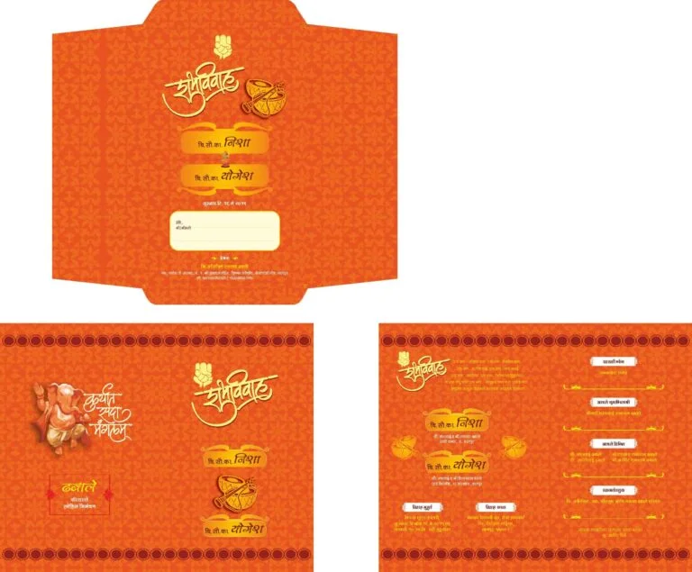 Indian Wedding Invitation Card Templates