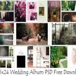 15x24 Wedding Album PSD