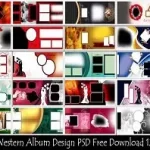 Western Album Design PSD Free Download 12X36